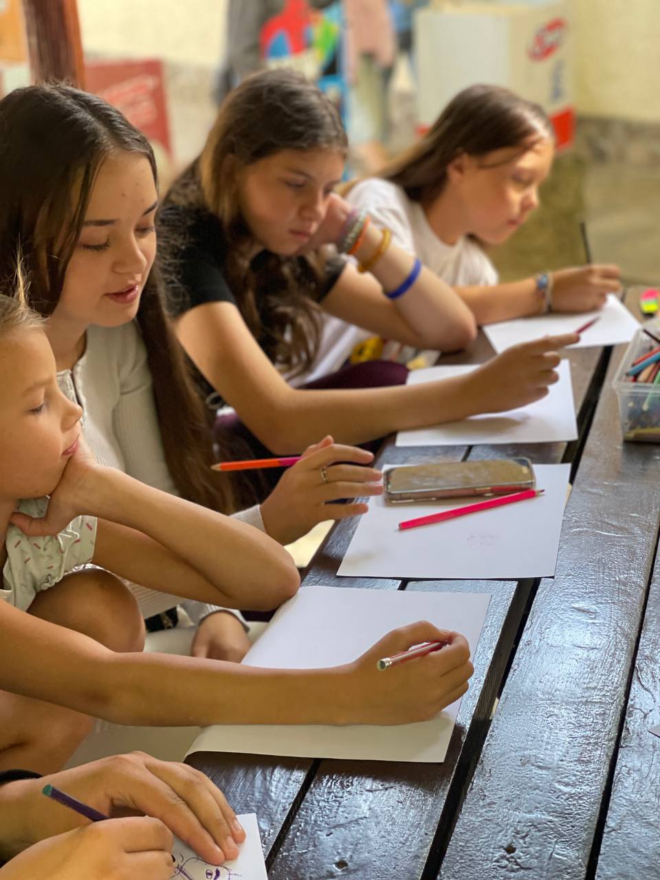 Творчість у таборі Водограй