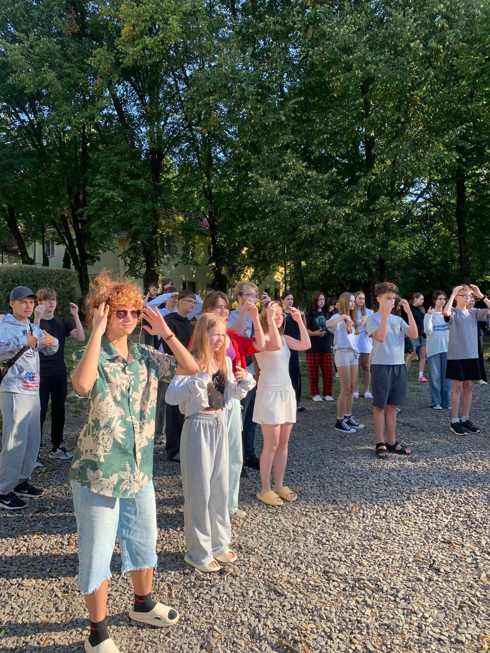 Початок дня у таборі