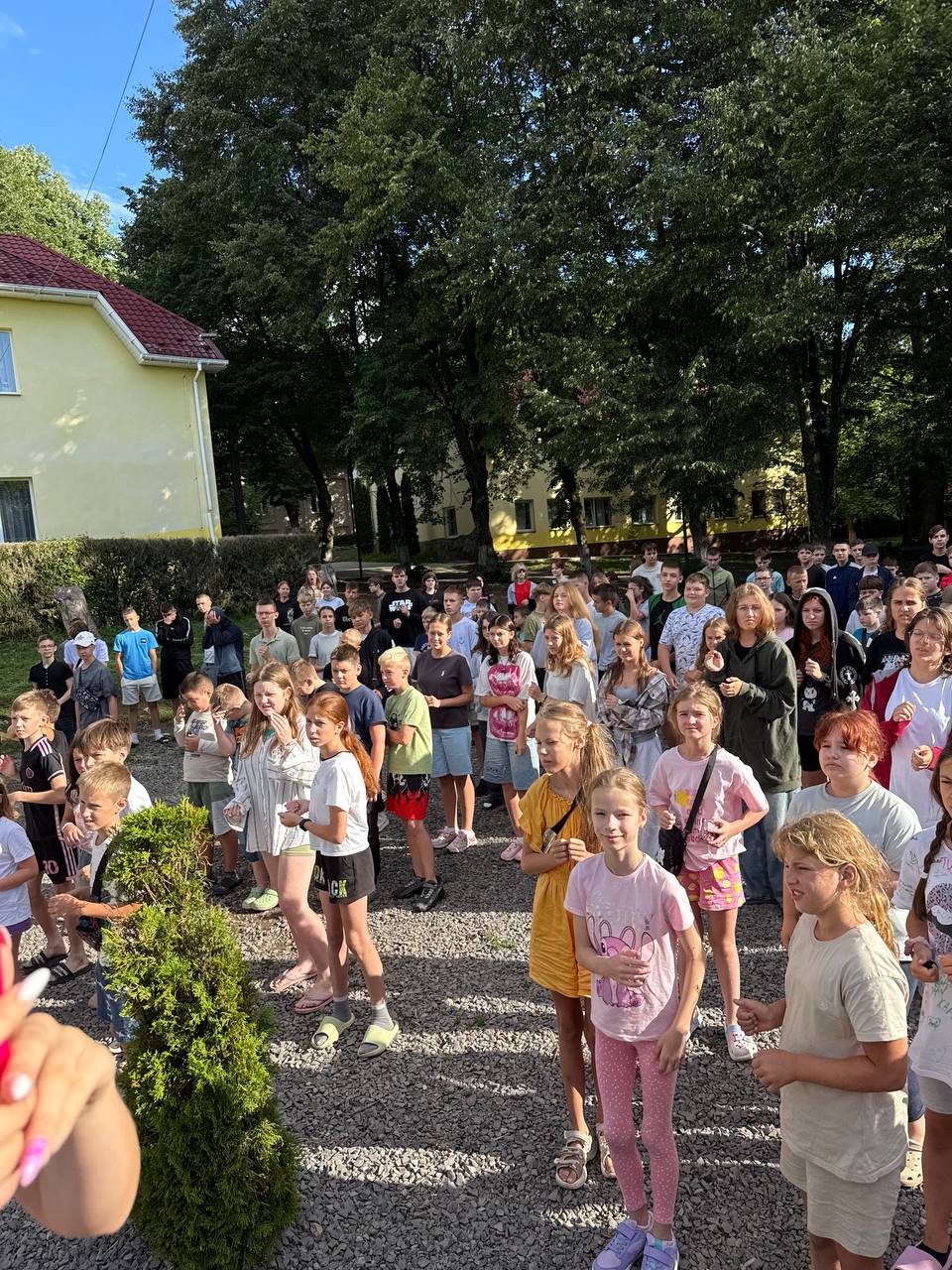 Діти на ранкових активностях