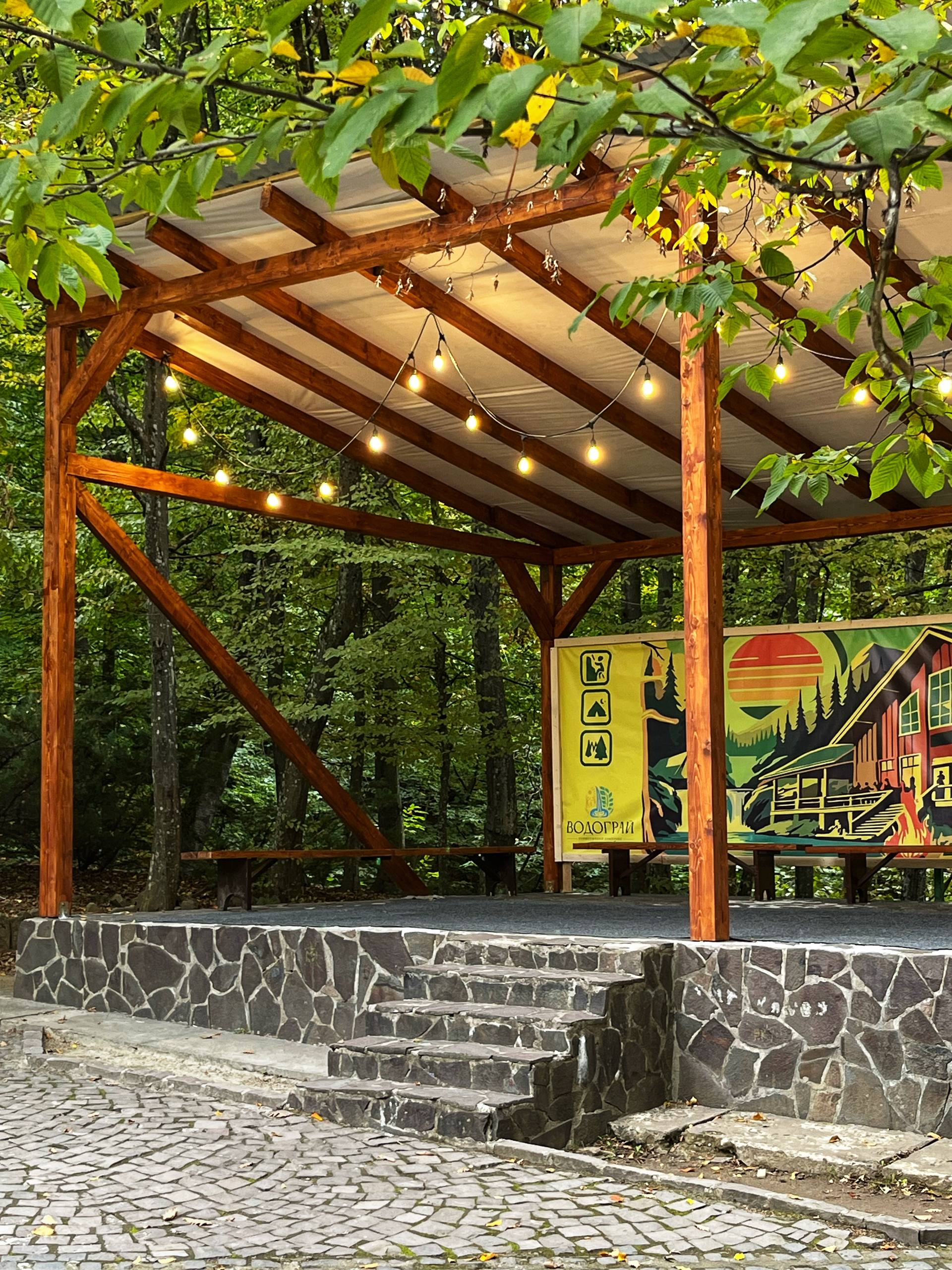 Фото території табору Водограй